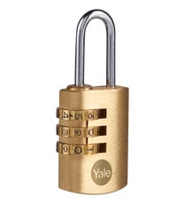 Standard Security Brass Combination Padlock 22mm